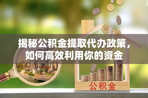 西峡揭秘公积金提取代办政策，如何高效利用你的资金